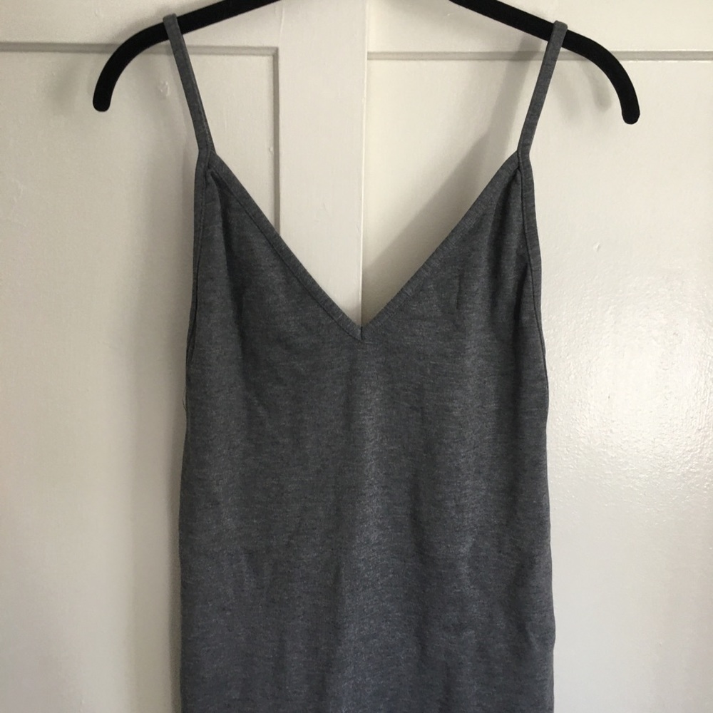 AA NWOT ponte Bixel dress size Large heather gray - Picture 4 of 12